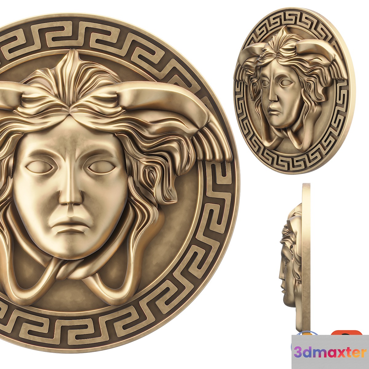 Versace logo 3D Max