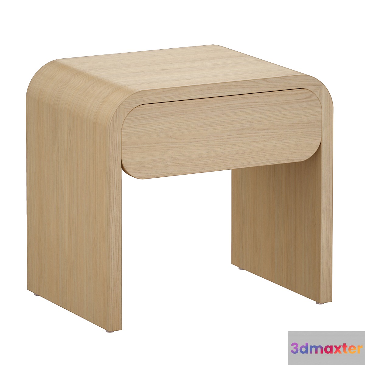 Cortez Natural Floating Nightstand (Crate and Barrel) 3D Max