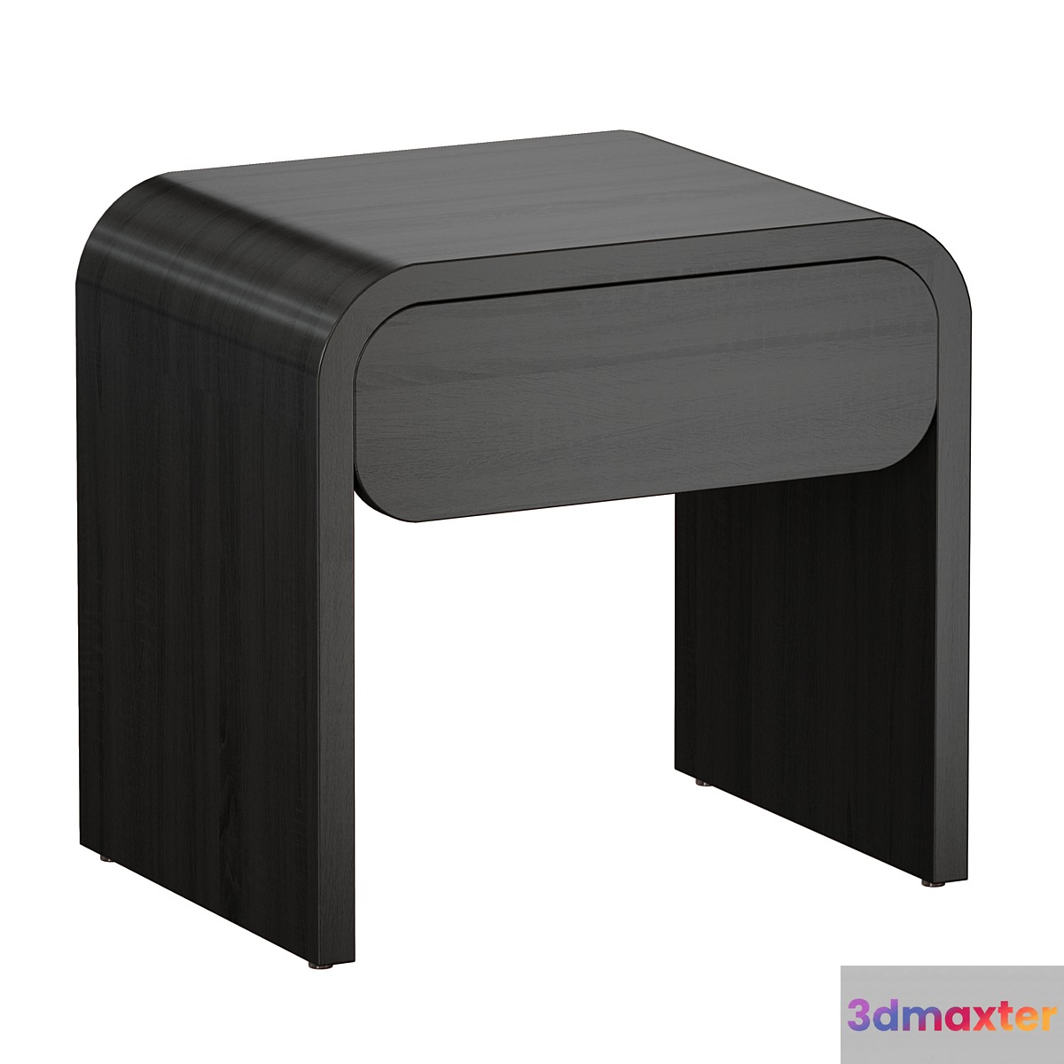 Cortez Charcoal Floating Nightstand (Crate and Barrel) 3D Max