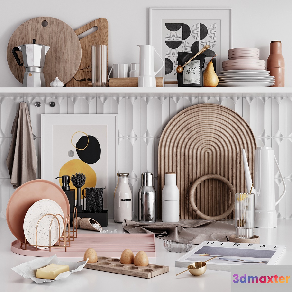 Kitchen decor 2 3D Max