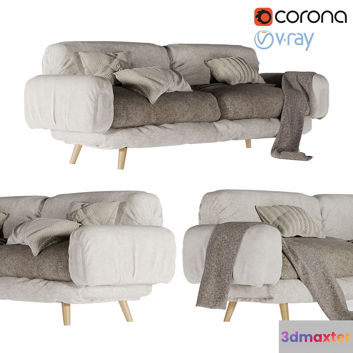 Mrf Modern fabric comfort sofa