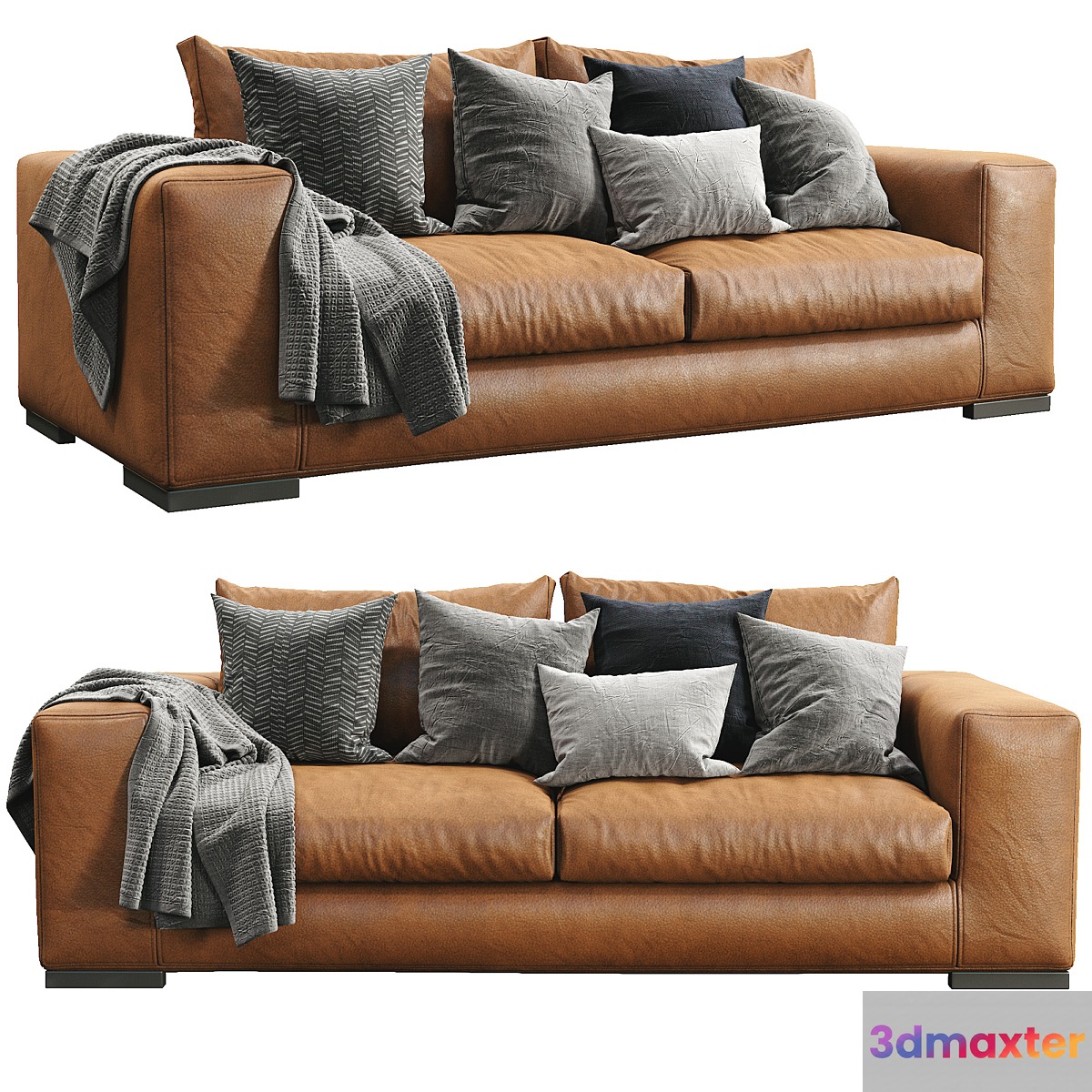 Sofa Leather ESPACE By Ferlea 3D Max