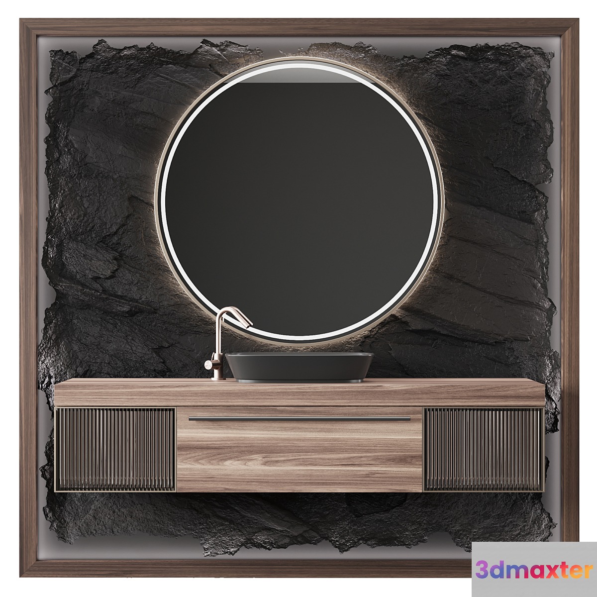 Bathroom consol №3 3D Max