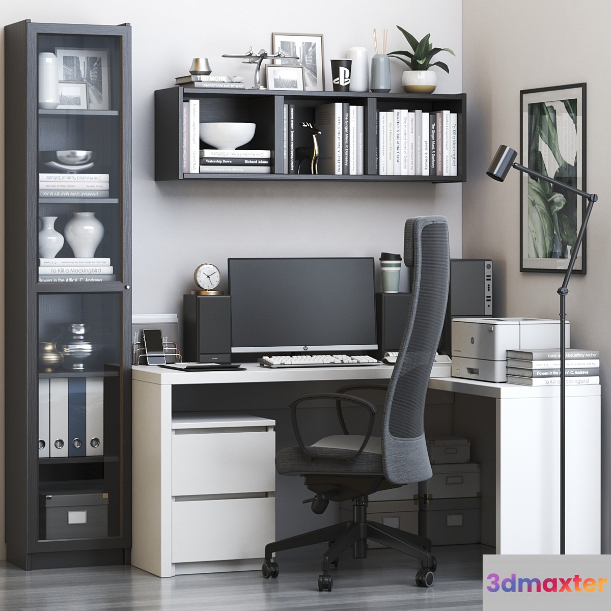 IKEA office workplace 59 3D Max