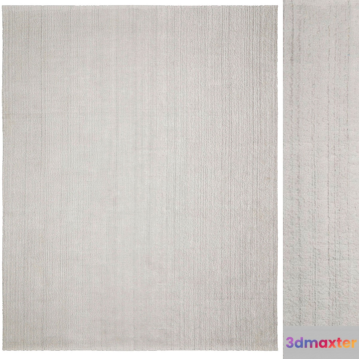 Macramé Wool Rug 3D Max