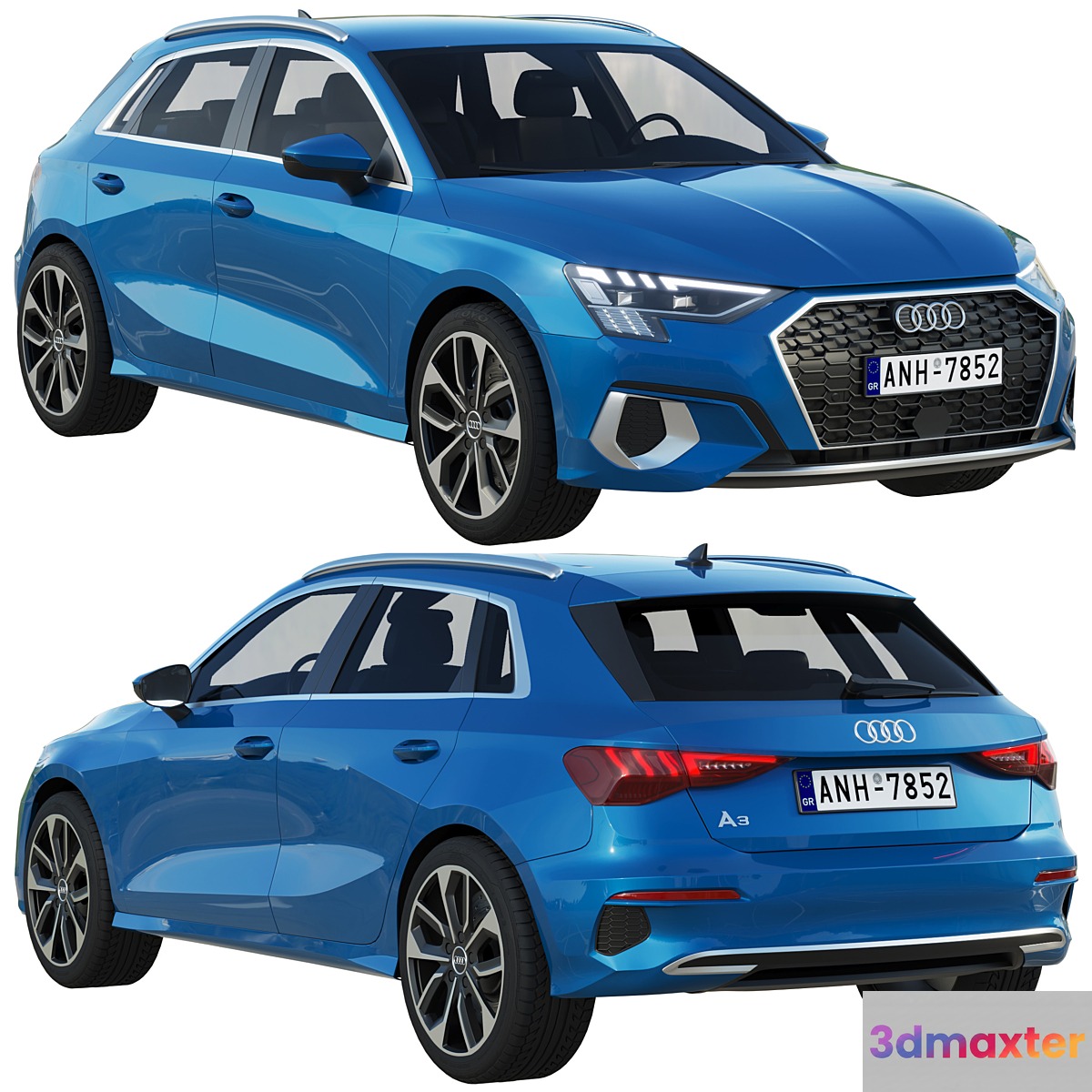 Audi A3 Sportback 2021 3D Max
