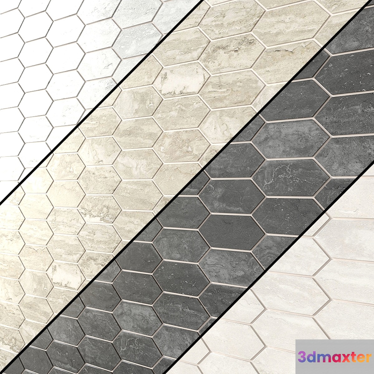 Tivoli Mosaic Natural 3D Max