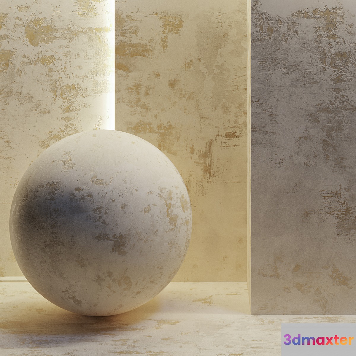 Decorative plaster 8K 3D Max