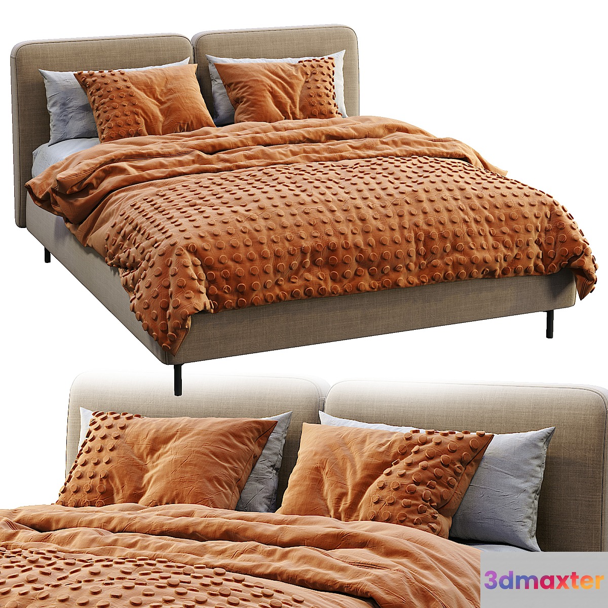 Feel Bed By Bolzan 3D Max