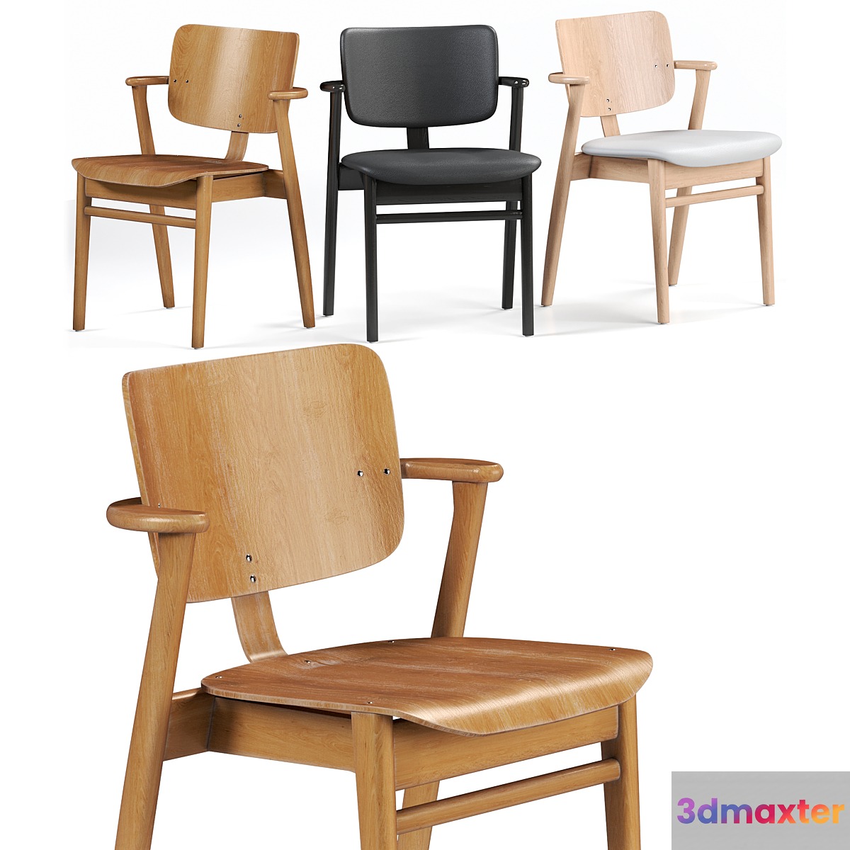 Artek Domus Chair 3D Max