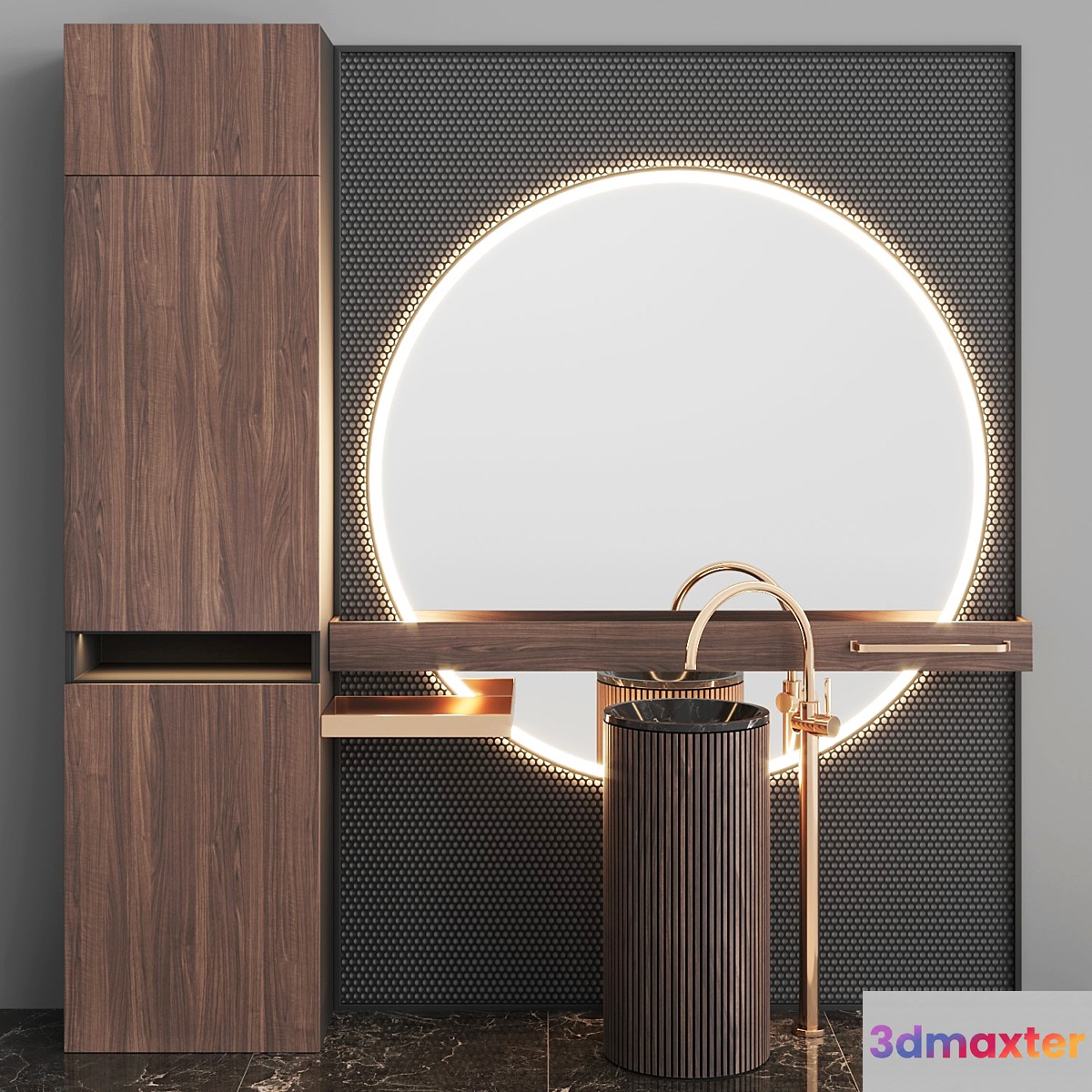 Bathroom Set BS15 3D Max