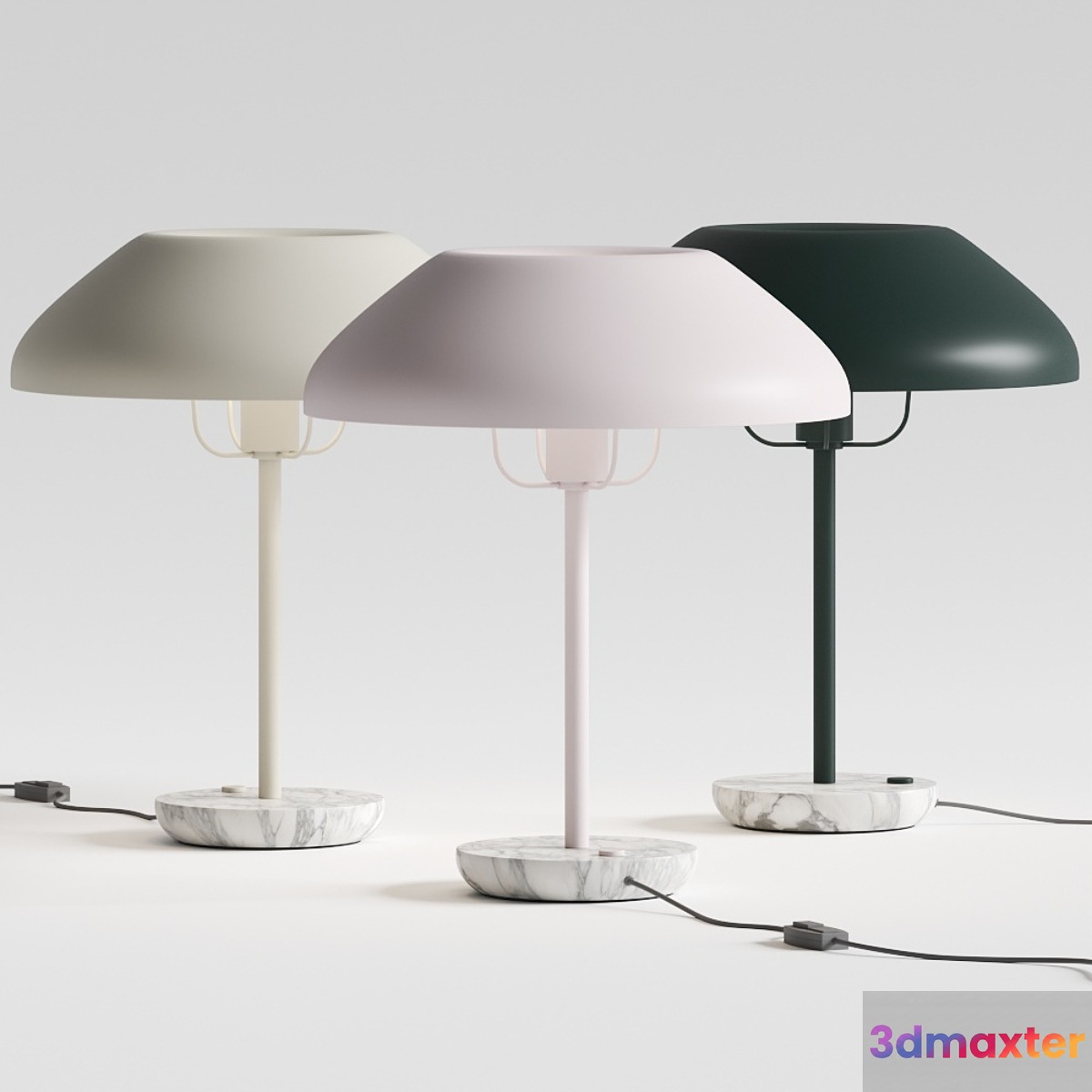 Blu Dot Beau Table Lamps 3D Max