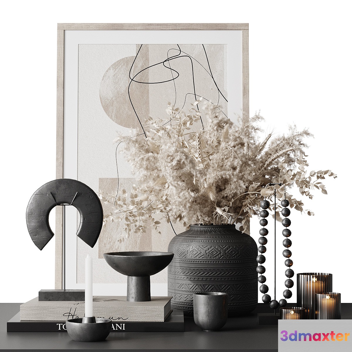Pampas decor set 1