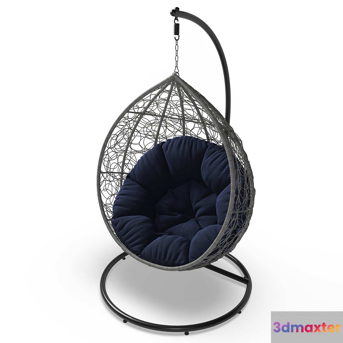 Cocoon chair 3D Max