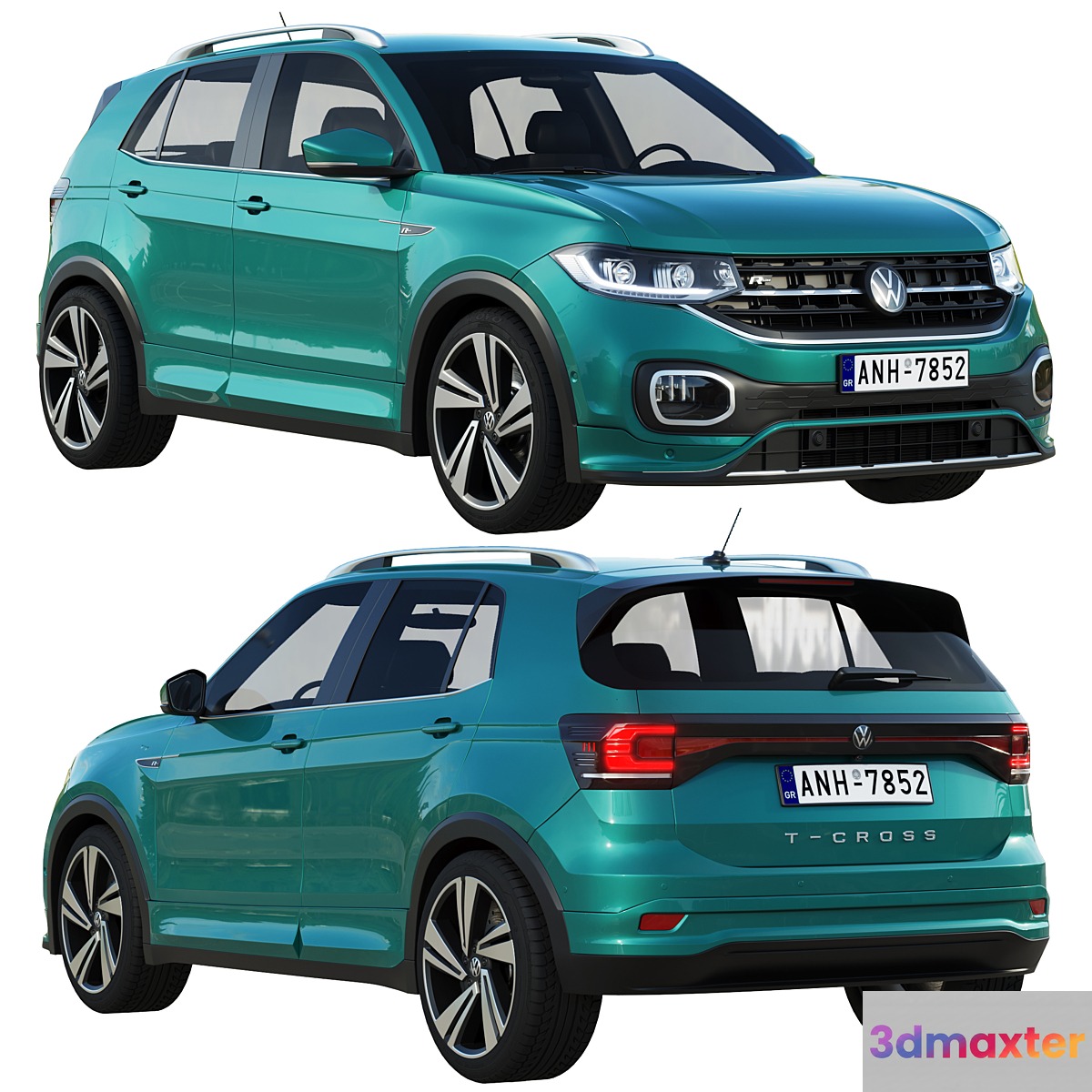 Volkswagen T-Cross 3D Max