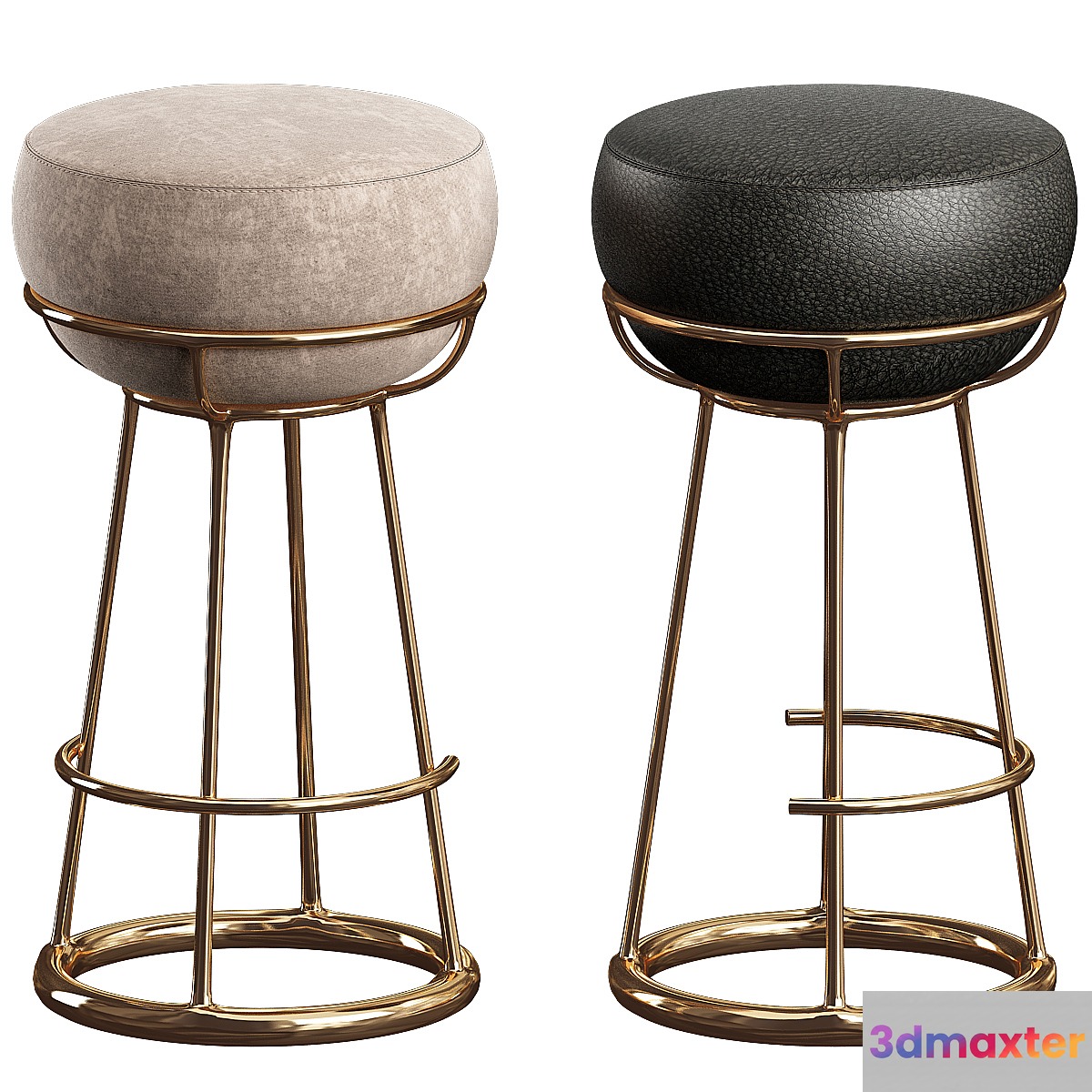 Brass Stool Bar Base Legs Stools