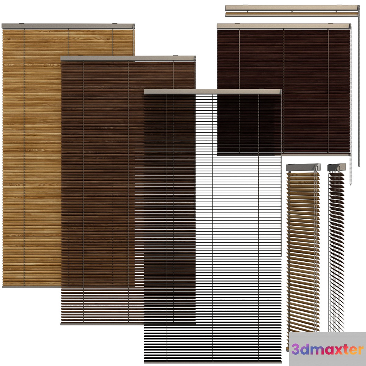 Shutter for windows and doors 3D Max