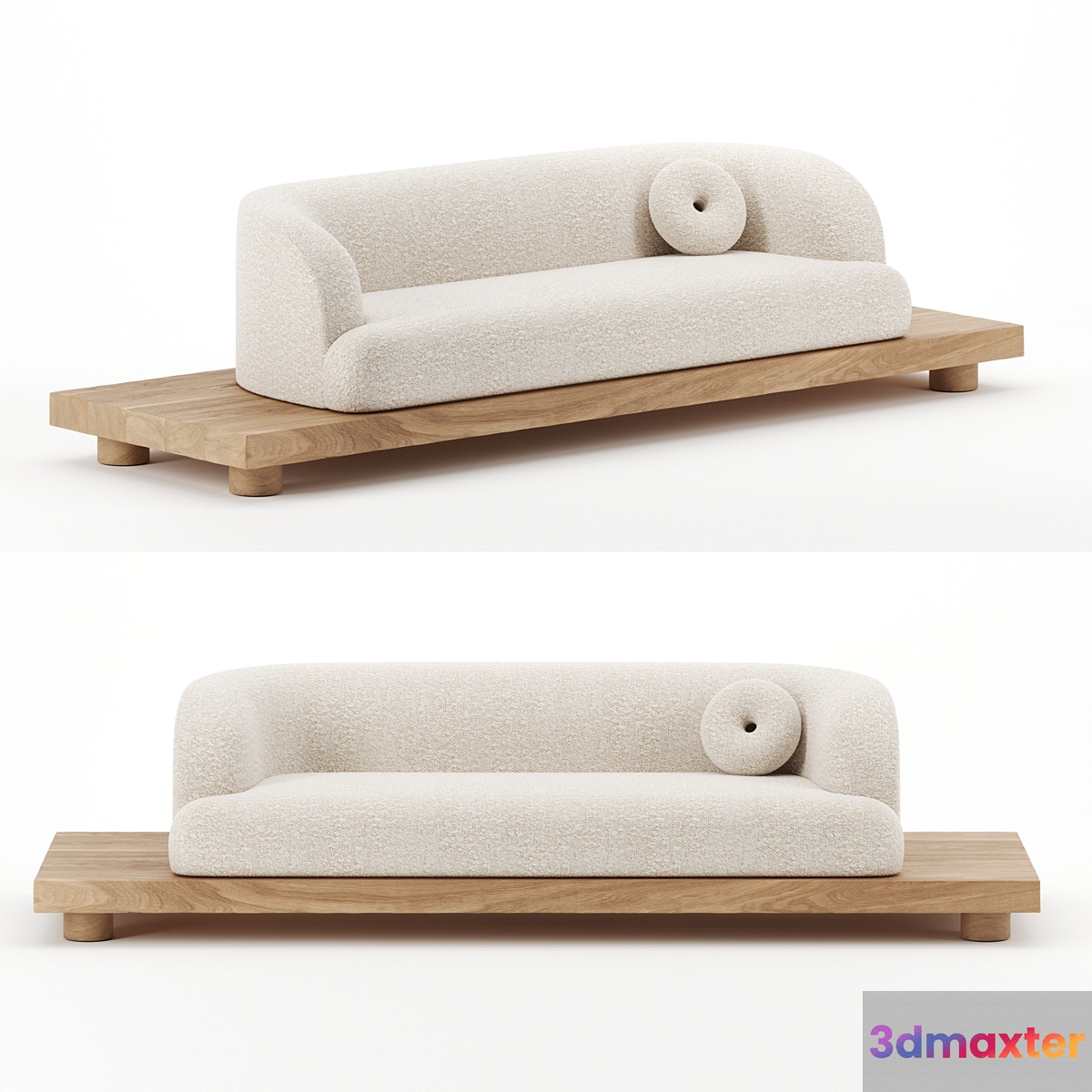 Nomad sofa by Emmanuelle Simon 3D Max