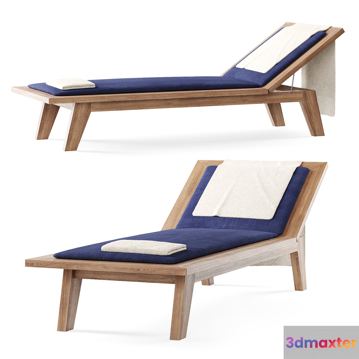 Tea House Sunbed _ EXTETA furniture 3D Max