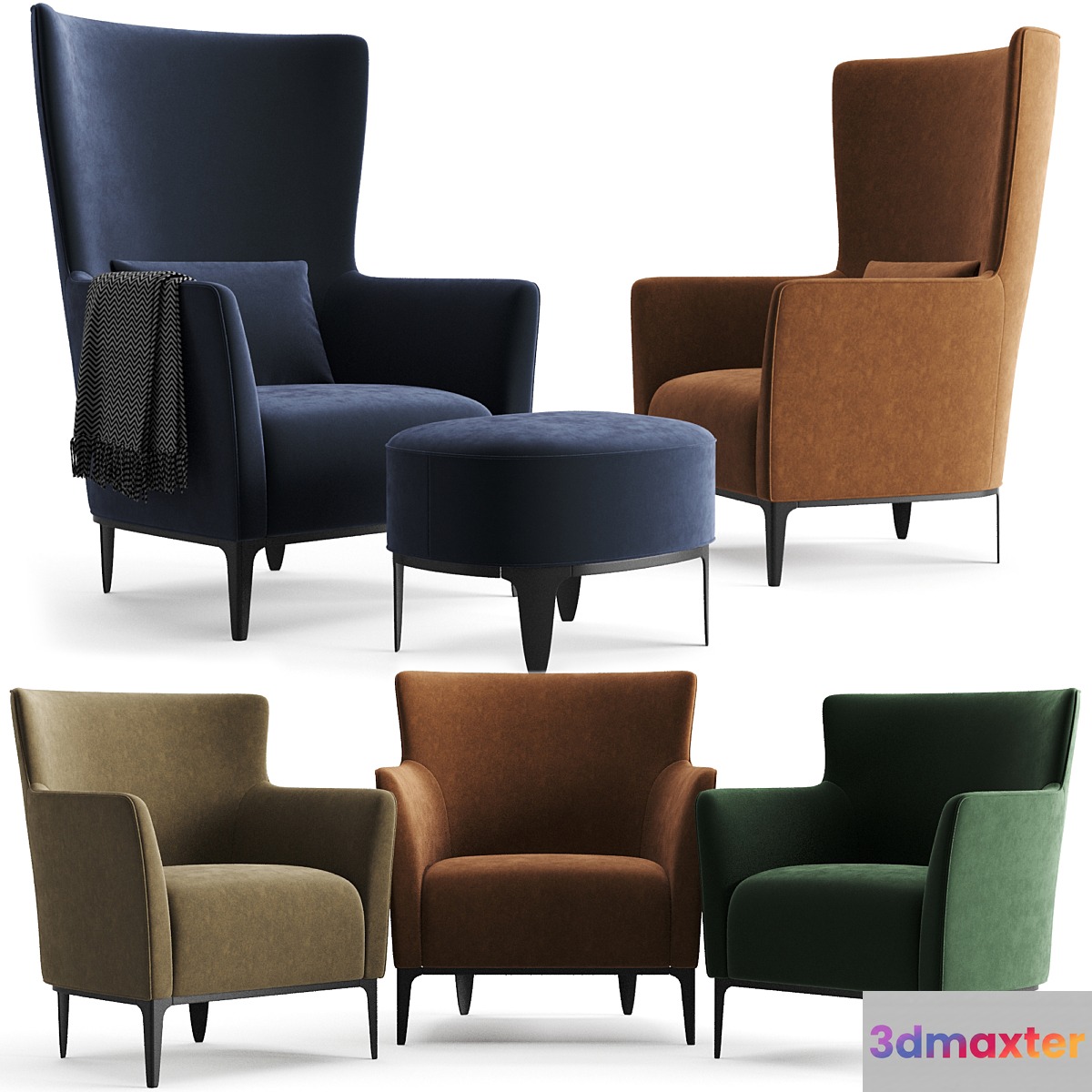 Poliform Gentleman Collection 3D Max