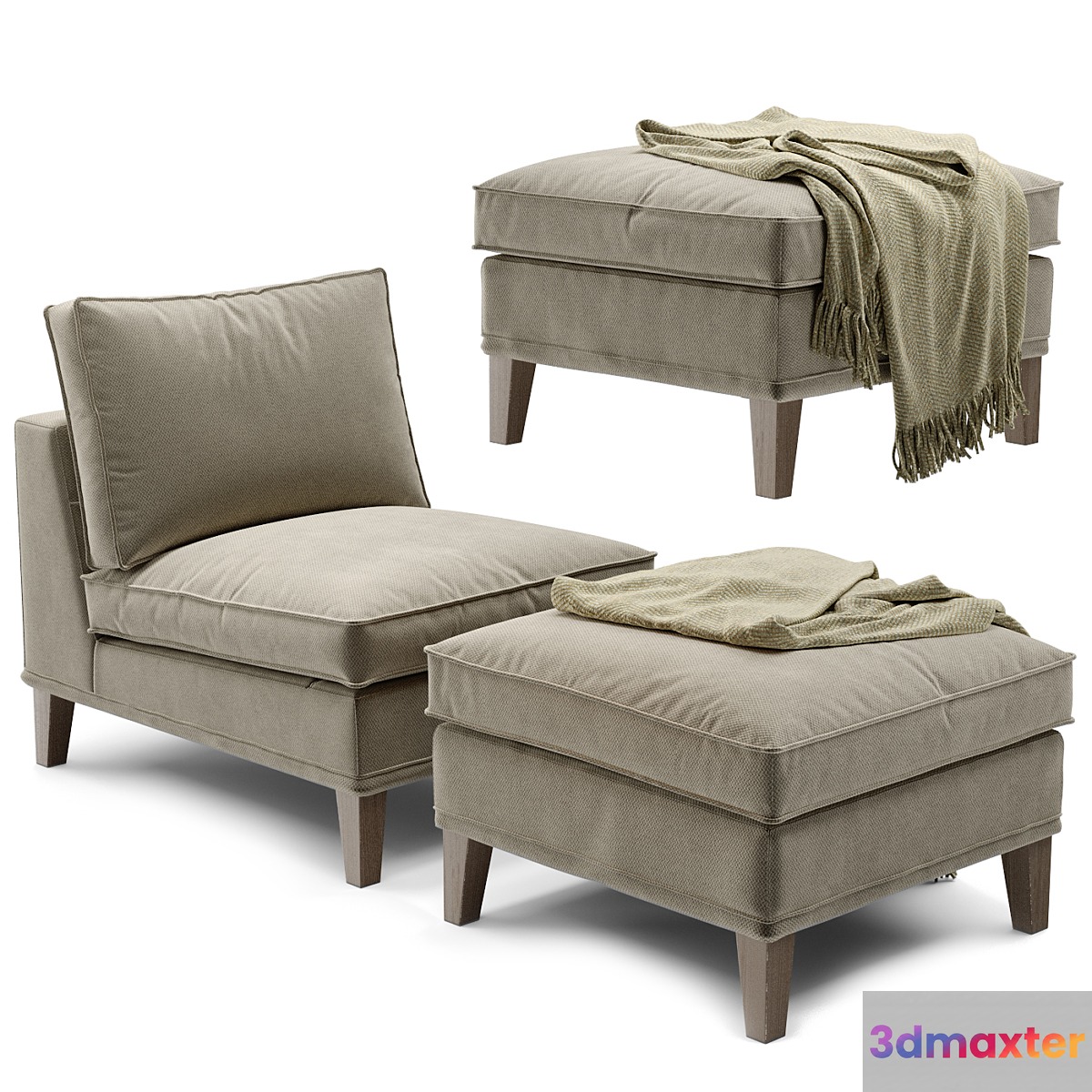 Fogia Alex armchair 3D Max