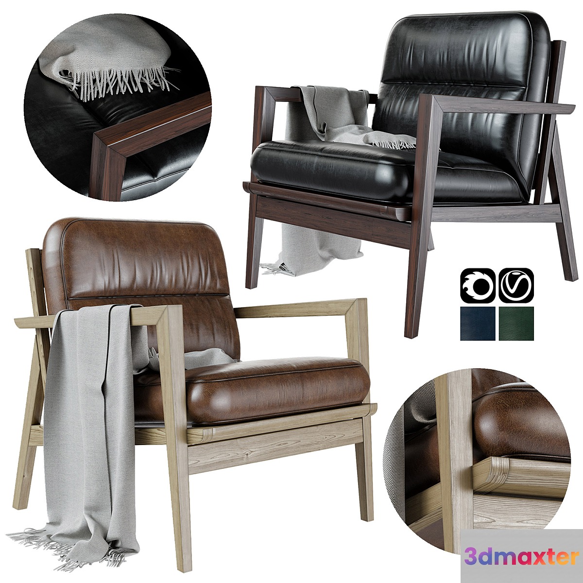 armchair 3D Max