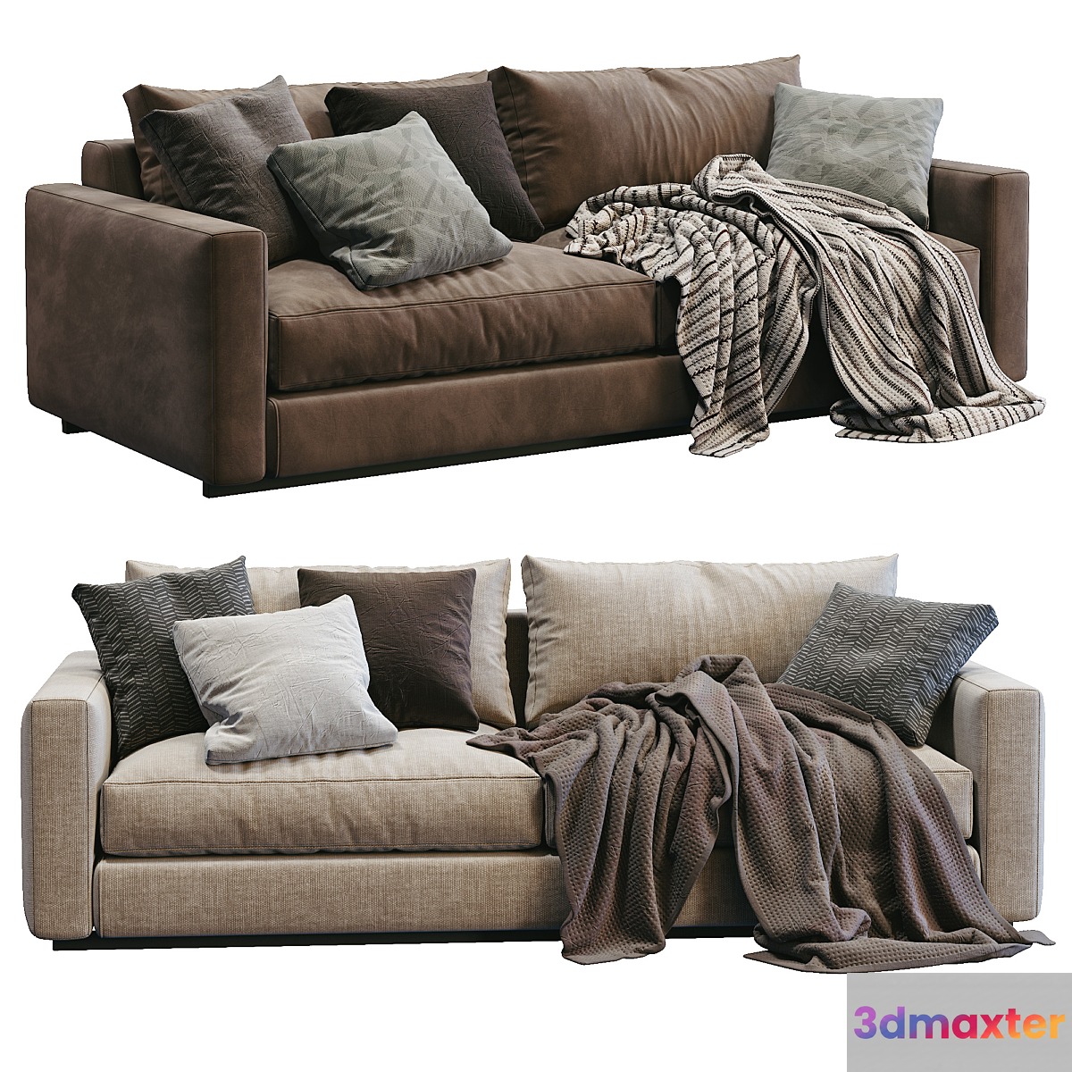 Ferlea Sofa Simple (2 color version) - No.2