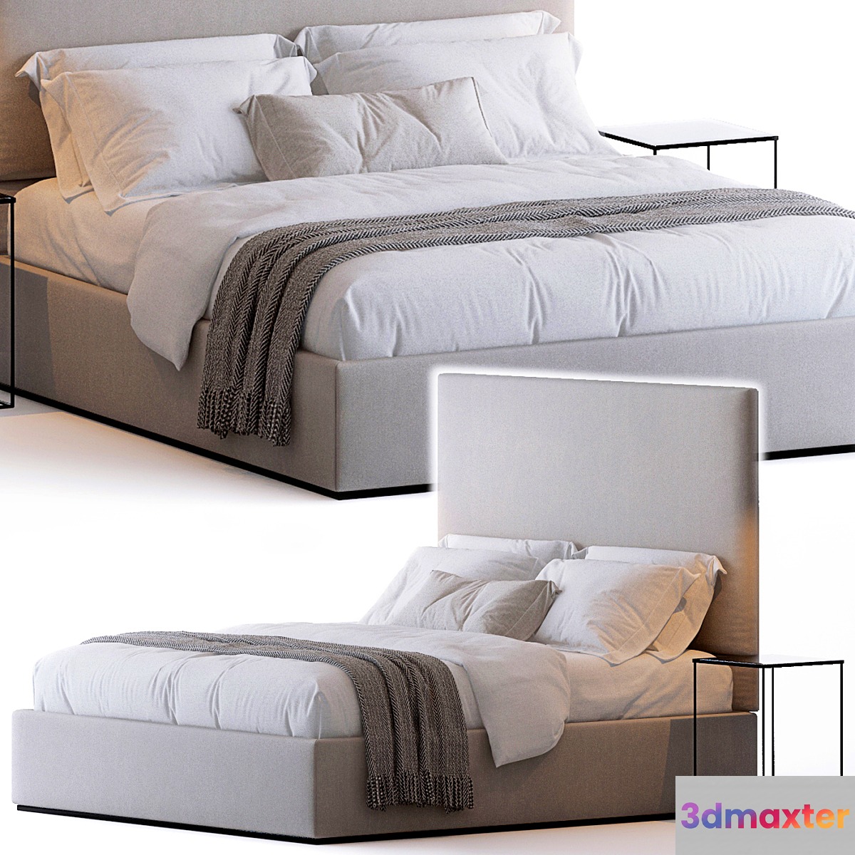 Bed by the sofa and chair company 38 3D Max
