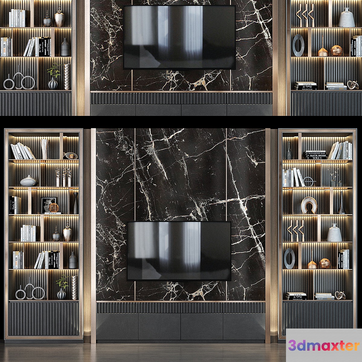 TV shelf 0268 3D Max