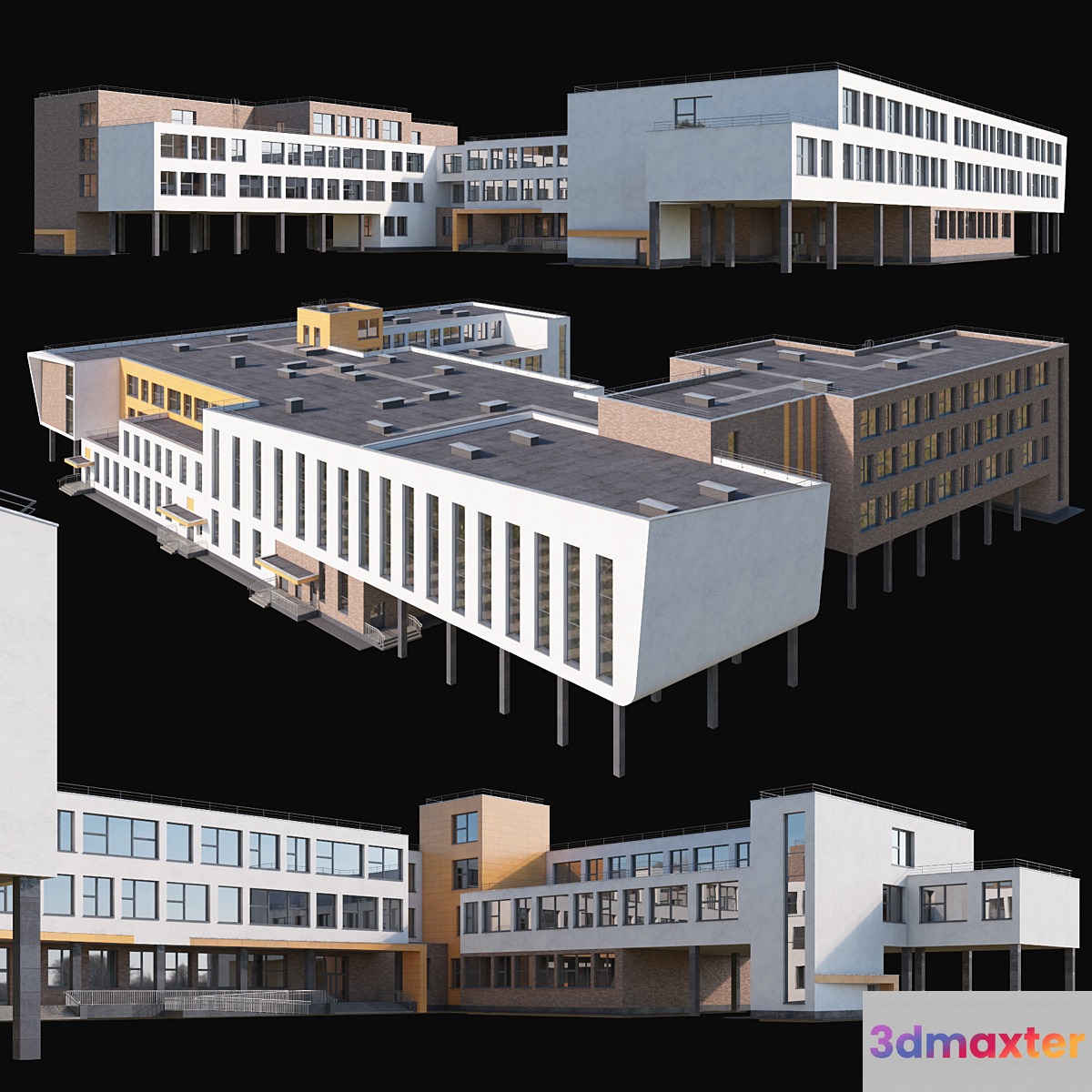 Modern school building