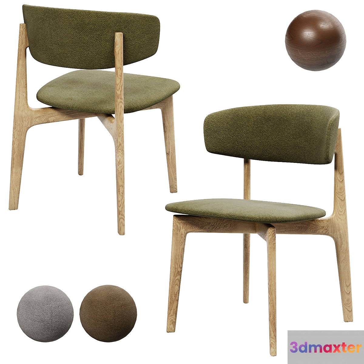 Egadi 21 chair by Very Wood 3D Max