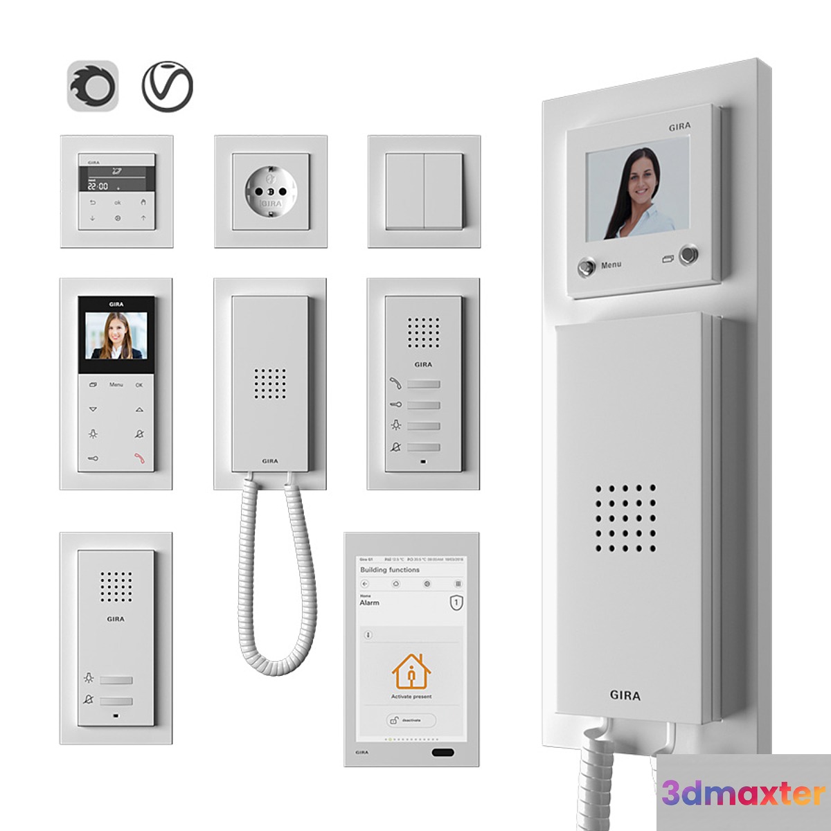 Gira door communication system