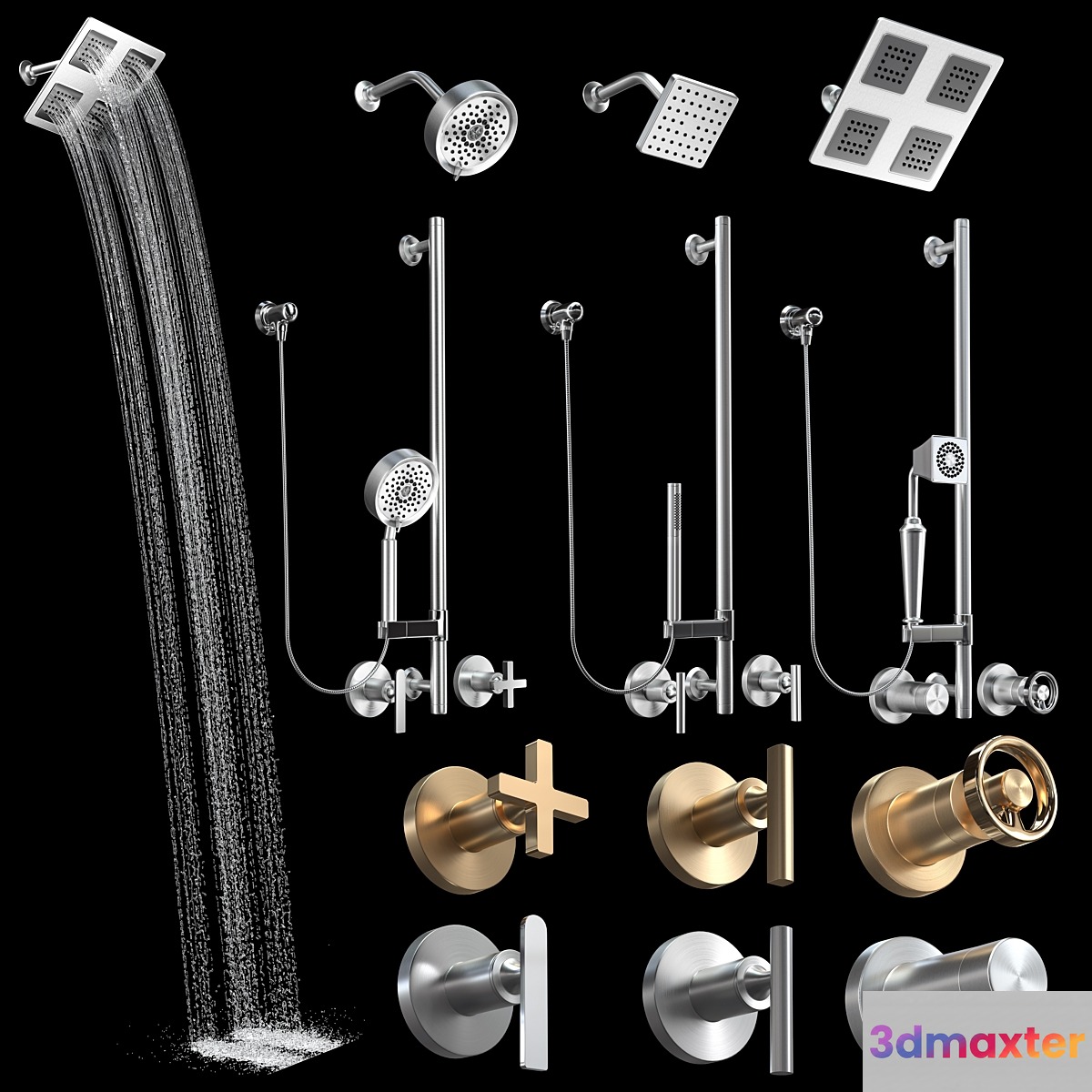 kohler shower set - No.2 3D Max