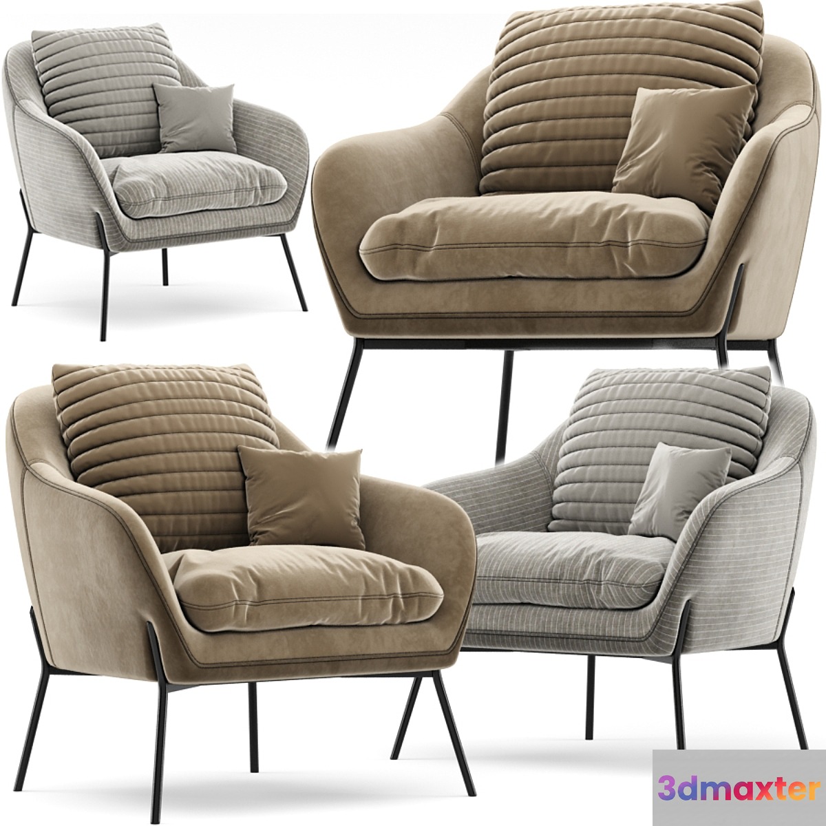 Marquand armchair 3D Max