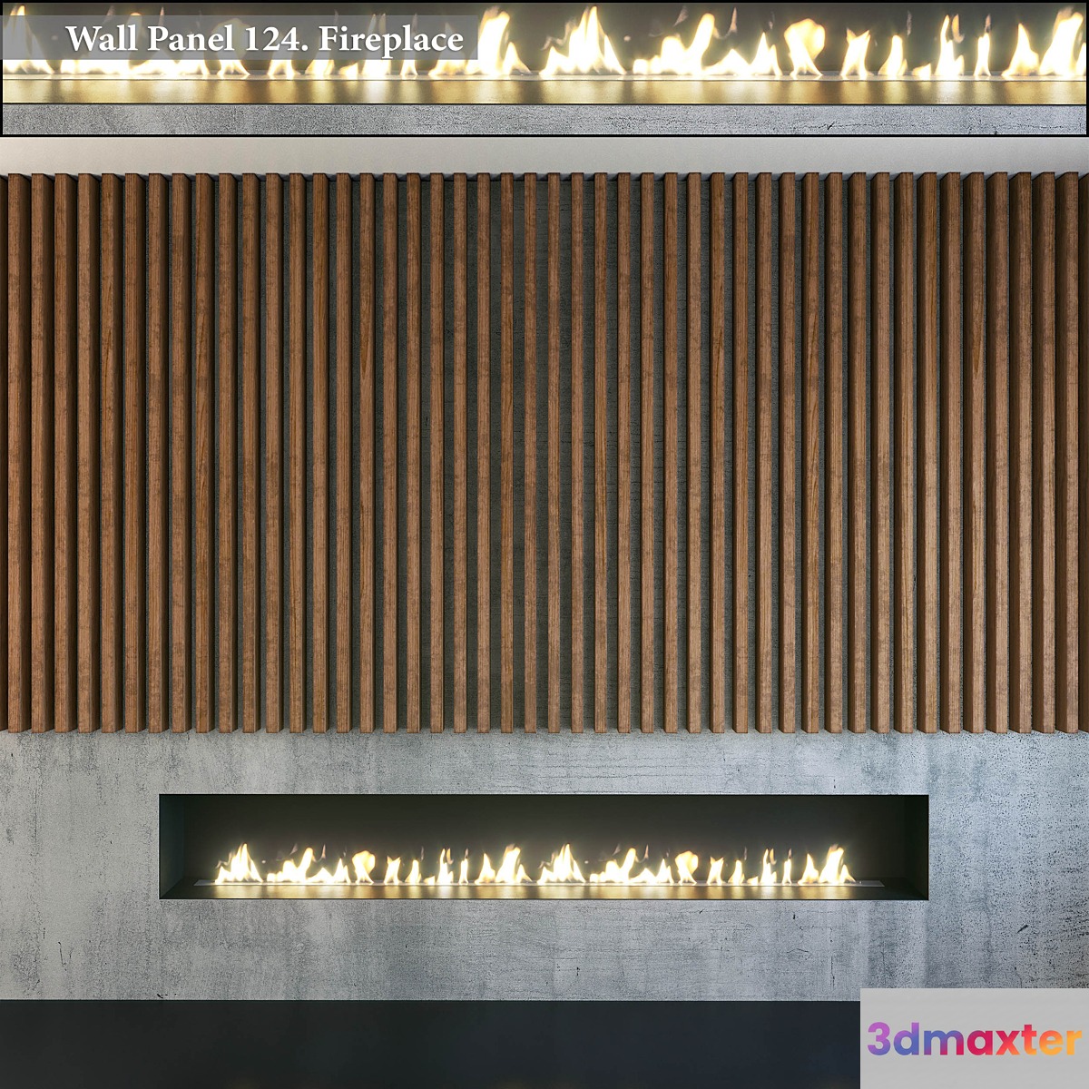 Wall Panel 124. Fireplace