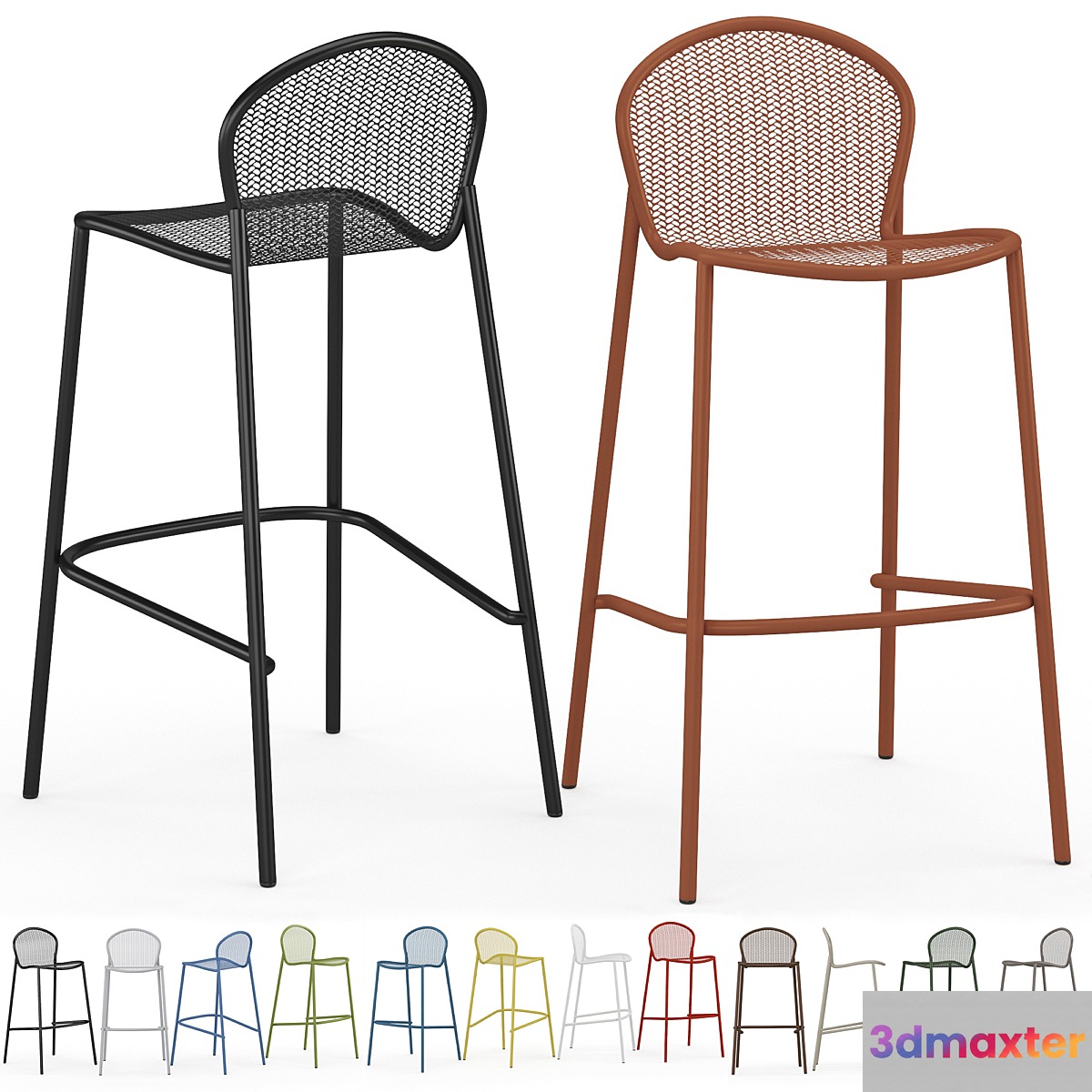 Ronda XS stool 3D Max