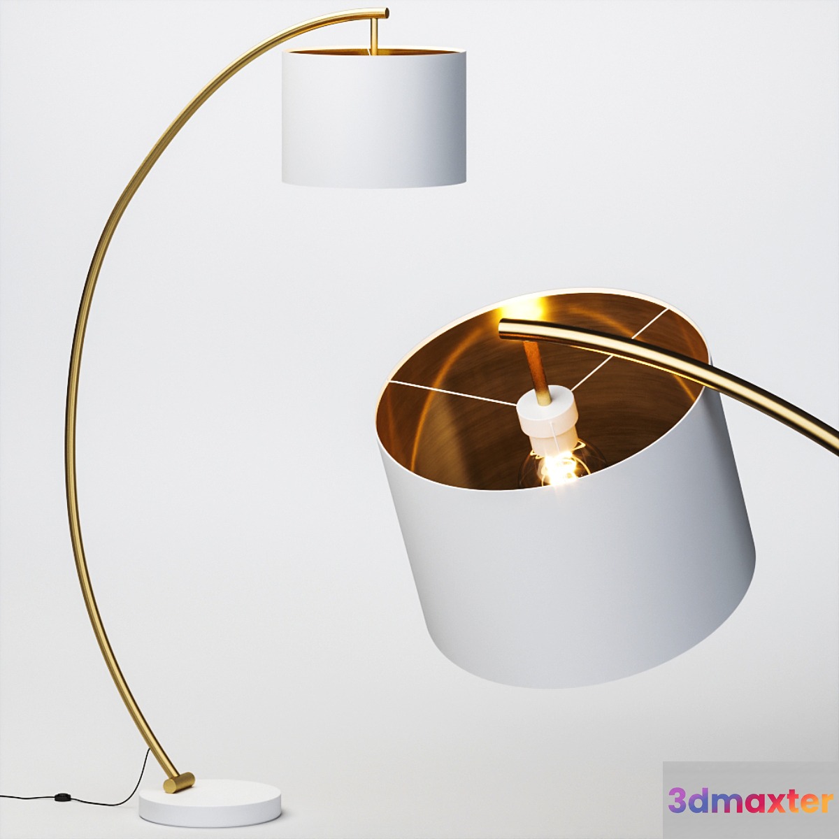 Anthropologie - Luna Floor Lamp 3D Max