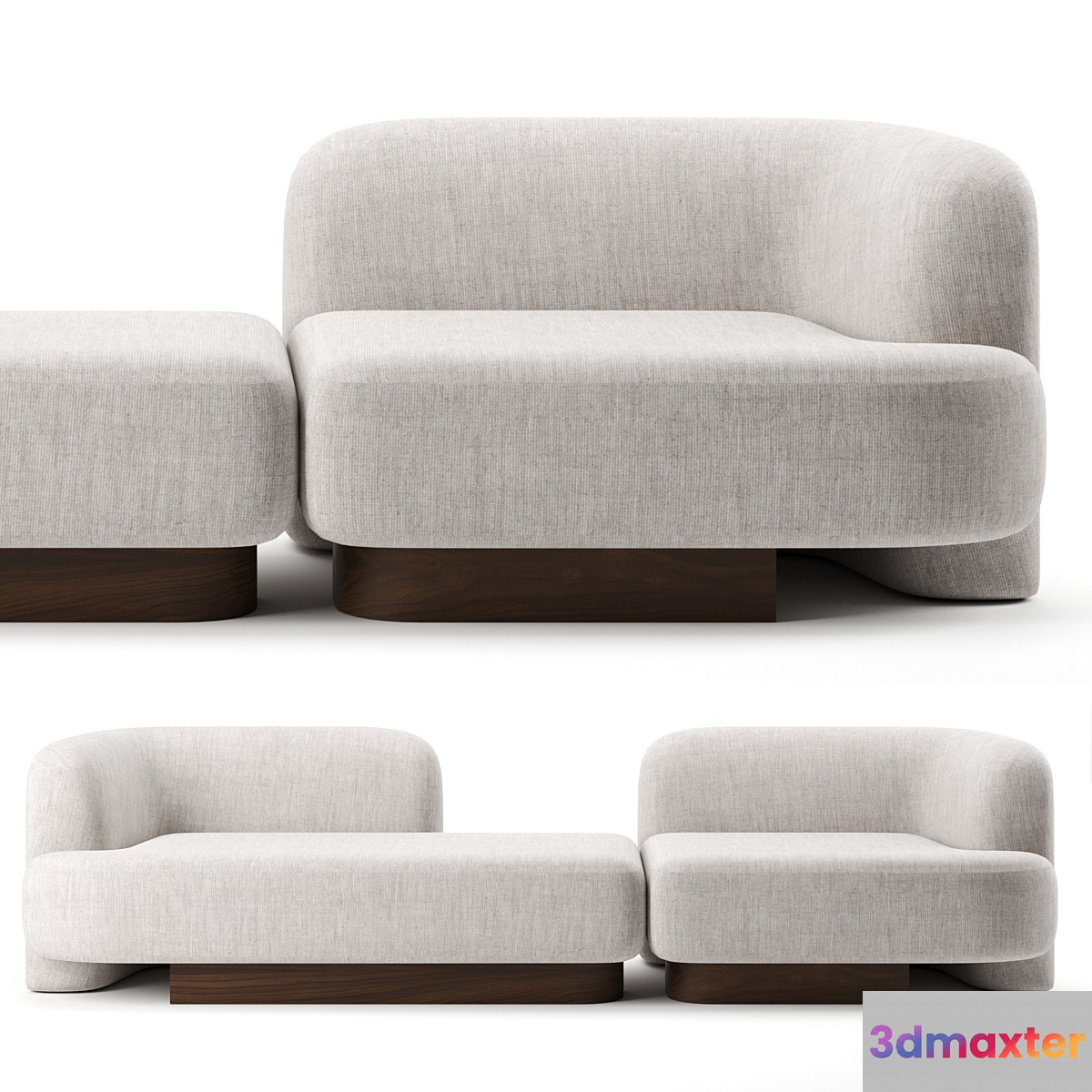 POP sofa by Christophe Delcourt 3D Max