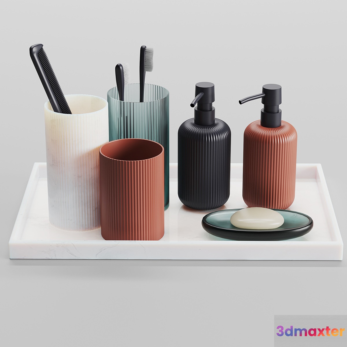 Decorative set for WC bathroom NSV
