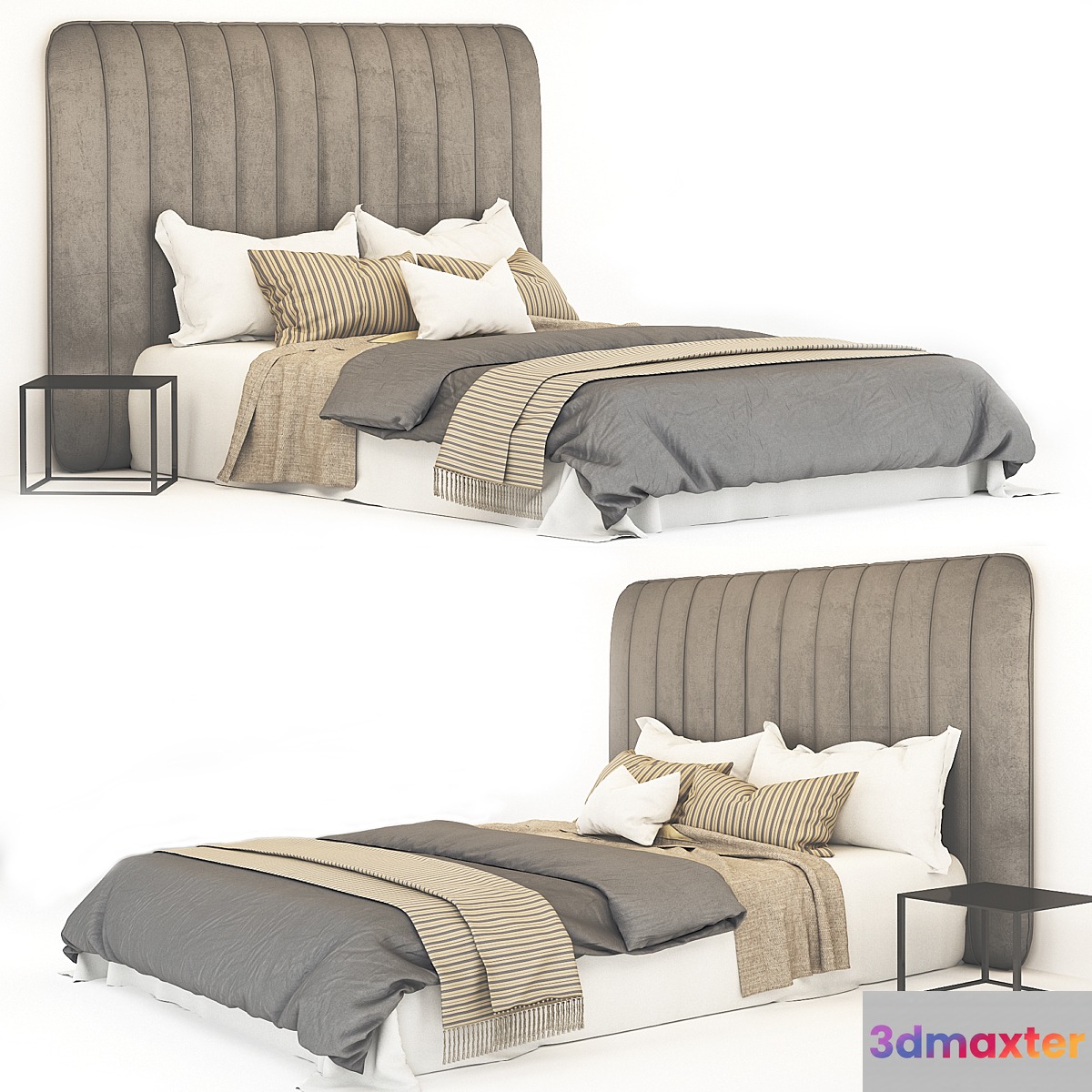 Gray bed 02
