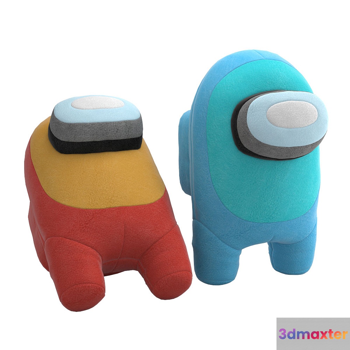 Among Us Plush Toy 3D Max