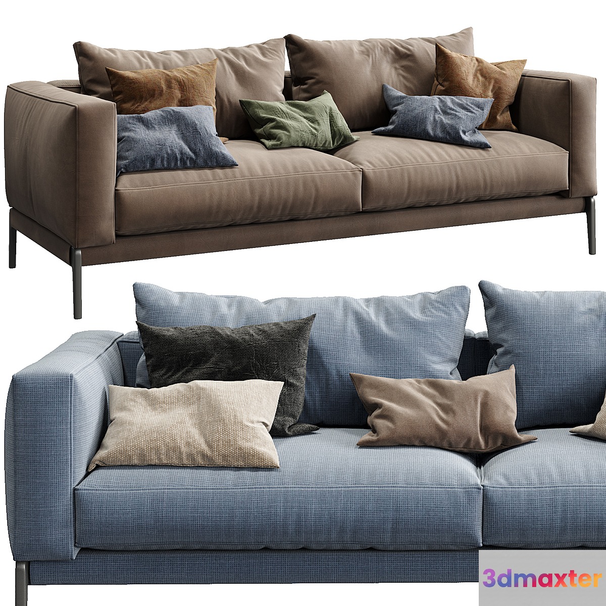 Flexform Sofa Romeo (2 color version)