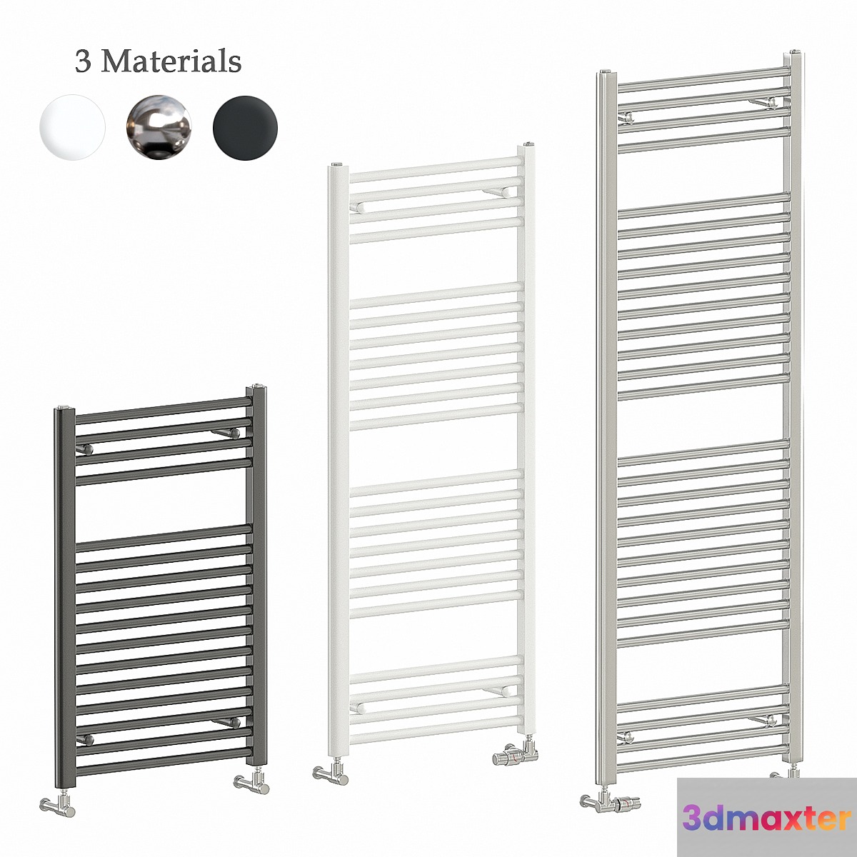 Zehnder Aura heated towel rail