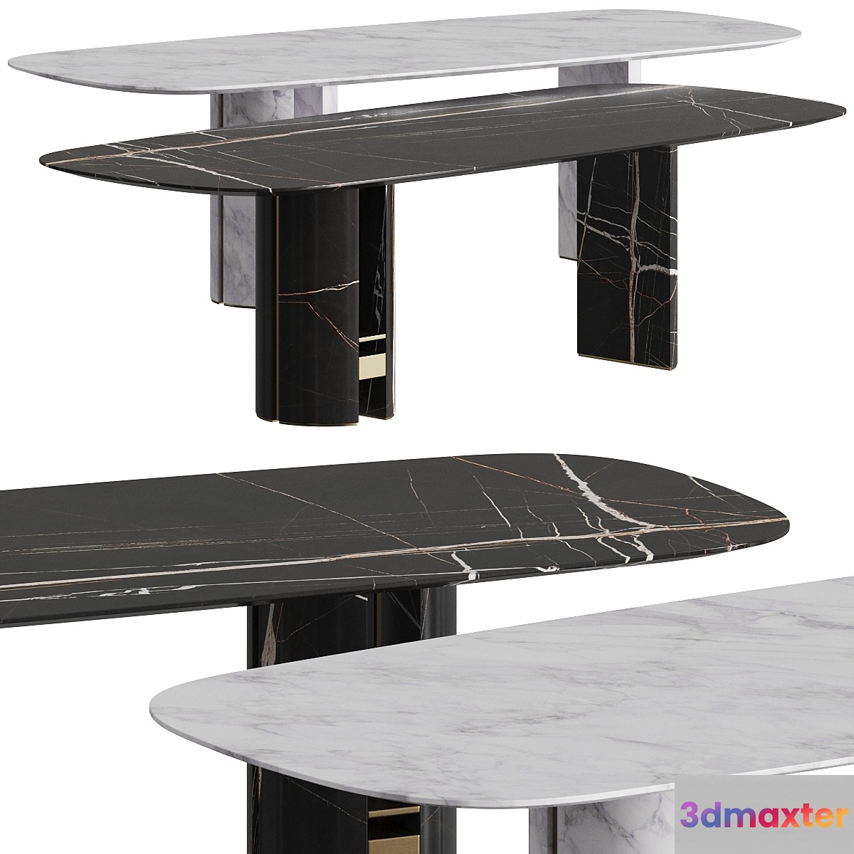 Capital Collection Ercole Dining Tables 3D Max