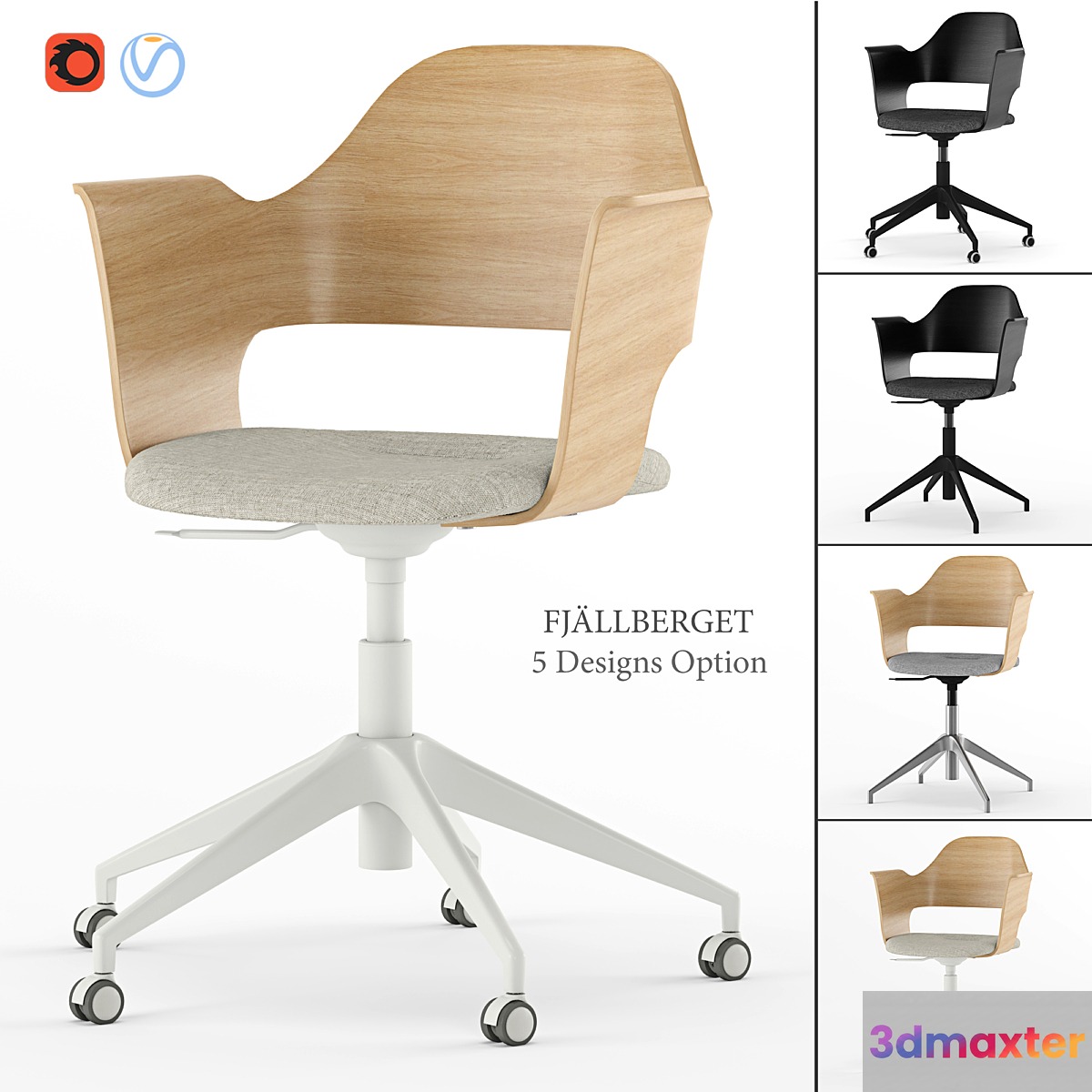 Fjällberget Chair - Ikea 3D Max