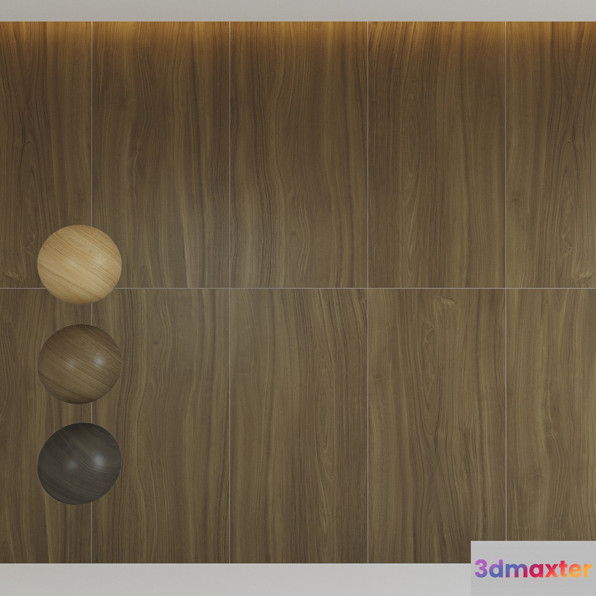 Urbatek Xlight EWOOD 3 colors 3D Max