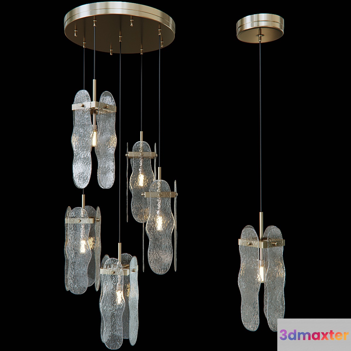 Pendant lights TRO from Romatti 3D Max