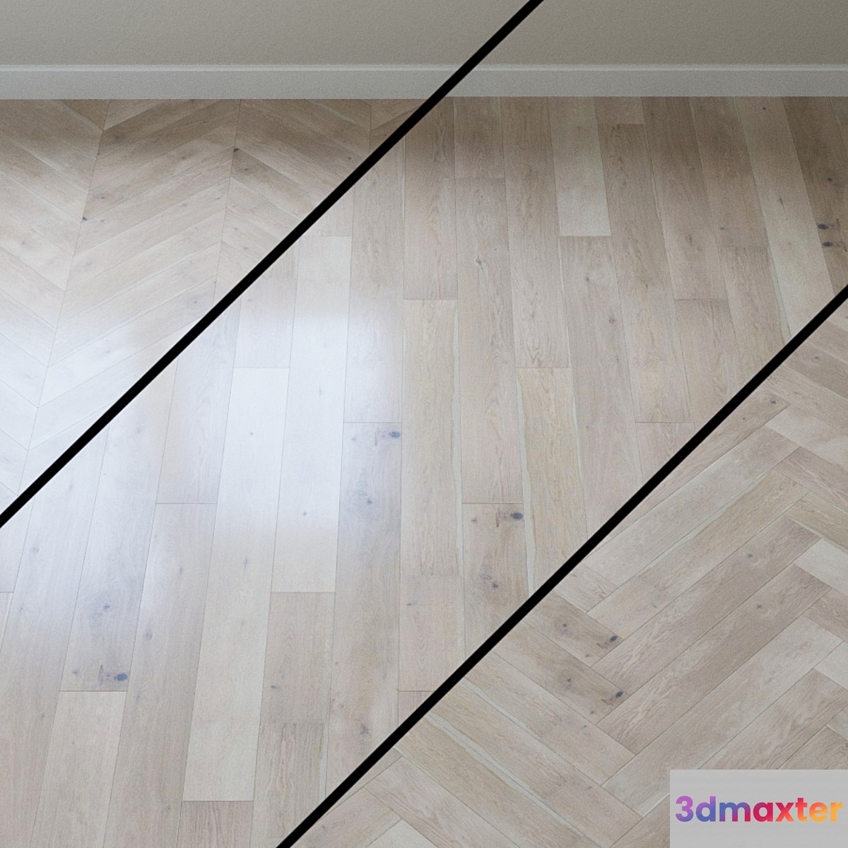 Parquet board Barlinek Senses Oak Touch 3D Max