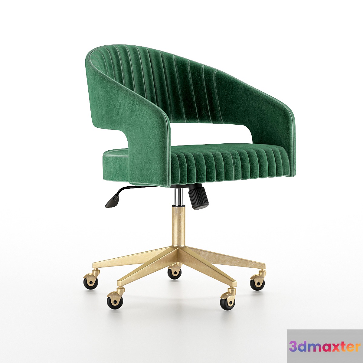 Channel Suede Office Chair 3D Max