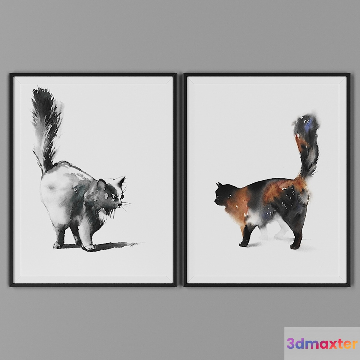 Picture frame set 00049-15 3D Max
